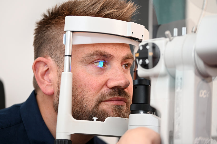 Olive green sunglasses with gradient lenses and sleek design.