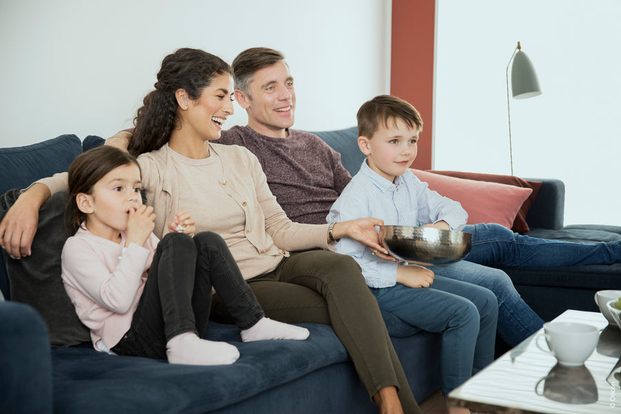 Stylish oval glasses with transparent lenses and thin frame.